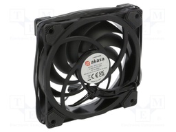 Fan: DC; axial; 12VDC; 120x120x25mm; 500÷2000rpm