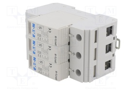 Surge arrestor; Type 1+2; Poles: 3; 15kA; DIN; -40÷80°C; IP20; 2.7kV