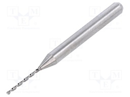 Drill bit; PCB; Ø: 0.8mm; L: 38.2mm; 1/8" (3,175mm)