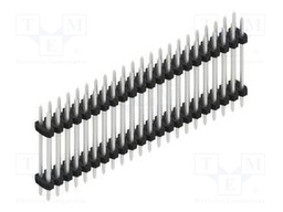 Connector: pin strips; pin header; male; PIN: 44; 2mm; THT; 2x22