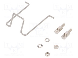 Spring lock set for connectors; IEC 60320