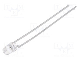 IR transmitter; 3mm; 940nm; transparent; 40mW; 44°; THT; 100mA