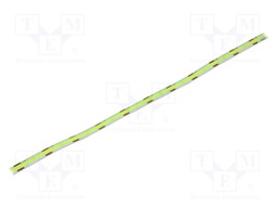 COB LED tape; green; LED/m: 320; 8mm; IP20; 180°; 8W/m; Thk: 2.2mm