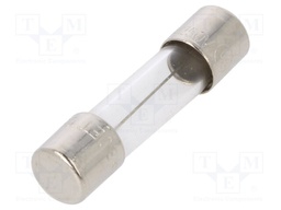 Fuse: fuse; quick blow; 3A; 250VAC; cylindrical,glass; 5x20mm; 5MF