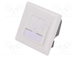 Socket; RJ45; Cat: 6a; shielded,double; Layout: 8p8c; 22AWG÷24AWG