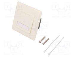 Socket; RJ45; Cat: 6; shielded,double; Layout: 8p8c; 22AWG÷24AWG
