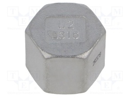 Hexagonal,female; max.10.5bar; 1.4408 stainless steel; G316