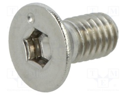 Screw; M3x6; 0.6; Head: countersunk; hex key; HEX 2mm; DIN 7991