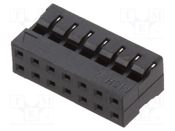 2mm MGrid WtB Rec Crp Hsg PBT Blk 14Ckt