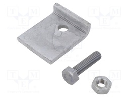 Clamp connector; Application: for steel bracket