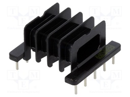Coilformer: with pins; Application: EFD25/13/9; Mat: plastic