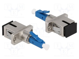 Adapter; LC/PC,SC/PC; blue,silver; -40÷75°C