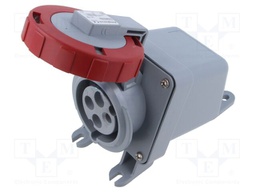 Connector: AC supply 3-phase; socket; female; screw terminal