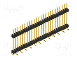 Connector: pin strips; pin header; male; PIN: 24; 2.54mm; SMT; 1x24