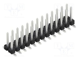 Connector: pin strips; pin header; male; PIN: 26; 2.54mm; SMT; 2x13
