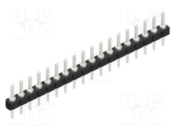 Connector: pin strips; pin header; male; PIN: 18; 2.54mm; THT; 1x18