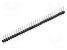 Connector: pin strips; pin header; male; PIN: 33; 2.54mm; THT; 1x33