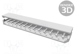 Socket; wire-board; male; SPOX; 2.5mm; PIN: 12; THT; 3A; tinned; 250V