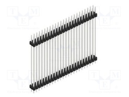 Connector: pin strips; pin header; male; PIN: 48; 2.54mm; THT; 2x24