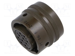 Connector: circular; plug; PT/451