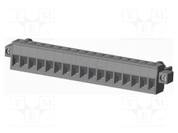 Connector: pluggable terminal block; plug; female; straight; grey