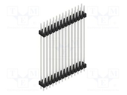 Connector: pin strips; pin header; male; PIN: 28; 2.54mm; THT; 2x14
