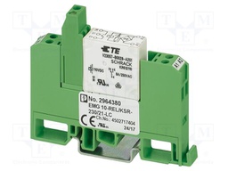 Relay: interface; Mounting: DIN