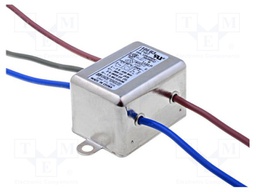Filter: anti-interference; 250VAC; Ioper.max: 10A; Leads: cables