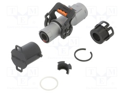 Connector: DC supply; male; straight; for cable; -40÷125°C; PIN: 1