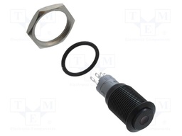 Switch: vandal resistant; Pos: 2; SPDT; 2A/48VDC; IP40; ON-(ON)