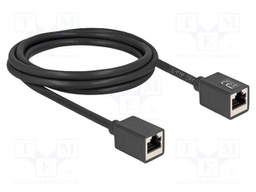 Extender Ethernet; S/FTP; Cat: 6a; RJ45 socket,both sides; 2m
