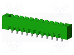 Connector: pluggable terminal block; socket; male; straight; THT