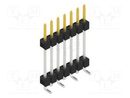Connector: pin strips; pin header; male; PIN: 7; 2.54mm; SMT; 1x7