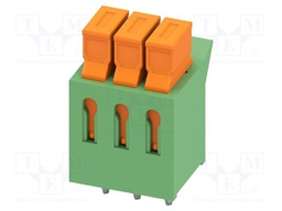 PCB terminal block, nominal current: 5 A, rated voltage (III
