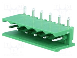 Pluggable terminal block; Contacts ph: 5.08mm; ways: 6; socket