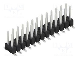 Connector: pin strips; pin header; male; PIN: 26; 2.54mm; SMT; 2x13
