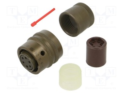 Connector: circular; plug; PT/451