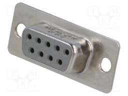 D-Sub; PIN: 9; plug; female; turned contacts; soldering