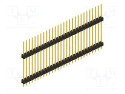 Connector: pin strips; pin header; male; PIN: 28; 2.54mm; THT; 1x28