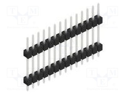 Connector: pin strips; pin header; male; PIN: 14; 2.54mm; THT; 1x14