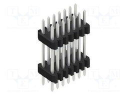 Connector: pin strips; pin header; male; PIN: 14; 1.27mm; THT; 2x7