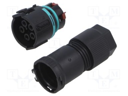 Connector: AC supply; screw terminal; female; TH389; ways: 5