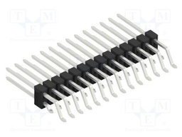 Connector: pin strips; pin header; male; PIN: 28; 2.54mm; SMT; 2x14
