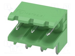 PCB headers, nominal cross section: 2.5 mm?, color: green, n
