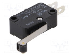 Microswitch SNAP ACTION; with lever (with roller); SPDT; Pos: 2