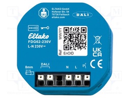 DALI gateway; EnOcean; plaster embedded; 230VAC; wireless