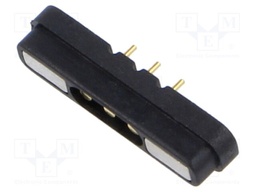 Connector MAGNETIC POGO CONNECTOR FEMALE 3 POSITION