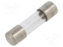 Fuse: fuse; time-lag; 8A; 250VAC; cylindrical,glass; brass