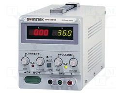 Power supply: laboratory; Channels: 1; 0÷36V; 0÷10A; Plug: EU