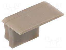 Cap for LED profiles; champagne; 10pcs.